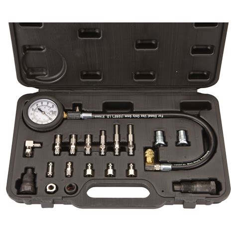 automotive compression tester|harbor freight engine compression tester.